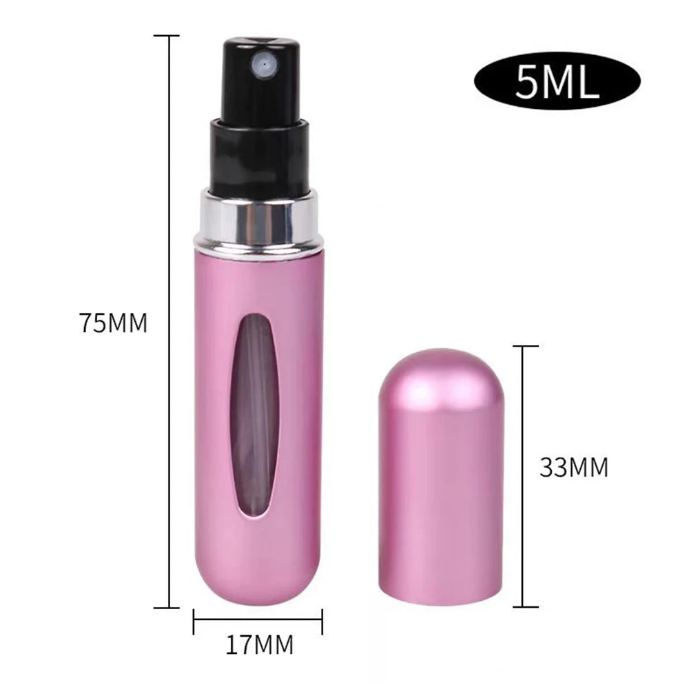 5ml Perfume Refill Bottle Portable Mini Spray Jar Scent Pump Air Freshener Containers Atomizer for Travel Tool Car Accessories - MY RITA