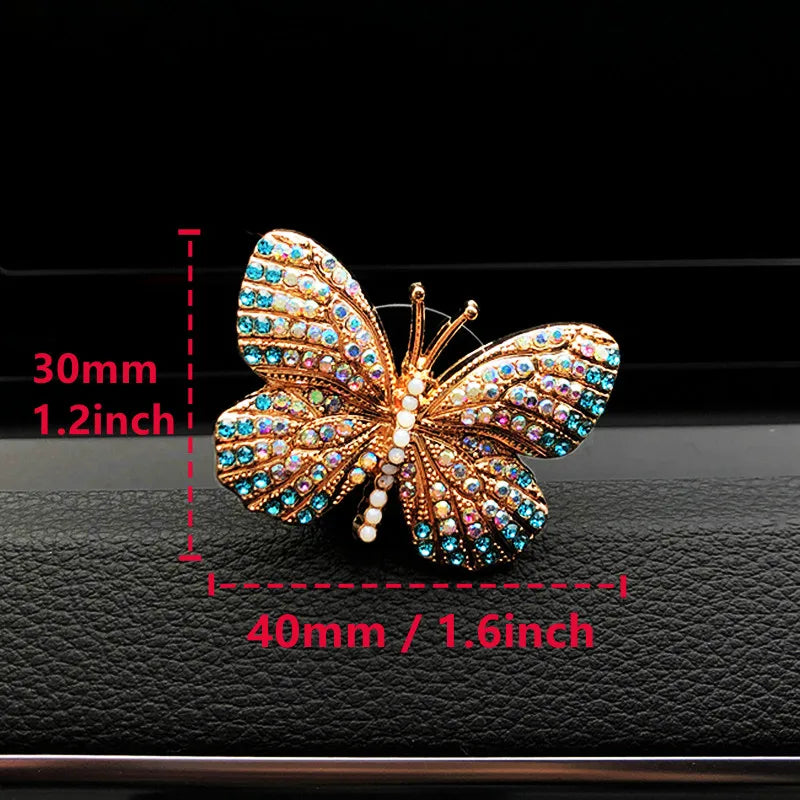 Butterfly Car Perfume Clip Colorful Butterfly Car Air Freshener - MY RITA