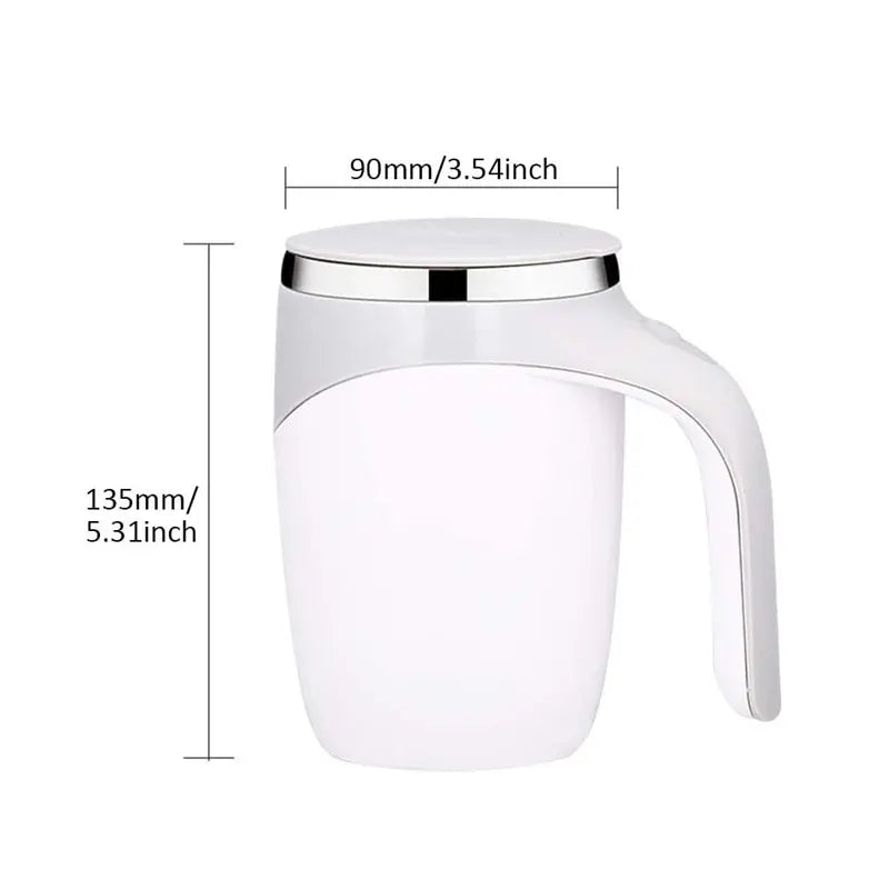 Automatic Stirring Cup Mug Rechargeable Portable Coffee Electric Stirring Stainless Steel Rotating Magnetic Home Drinking Tools - MY RITA