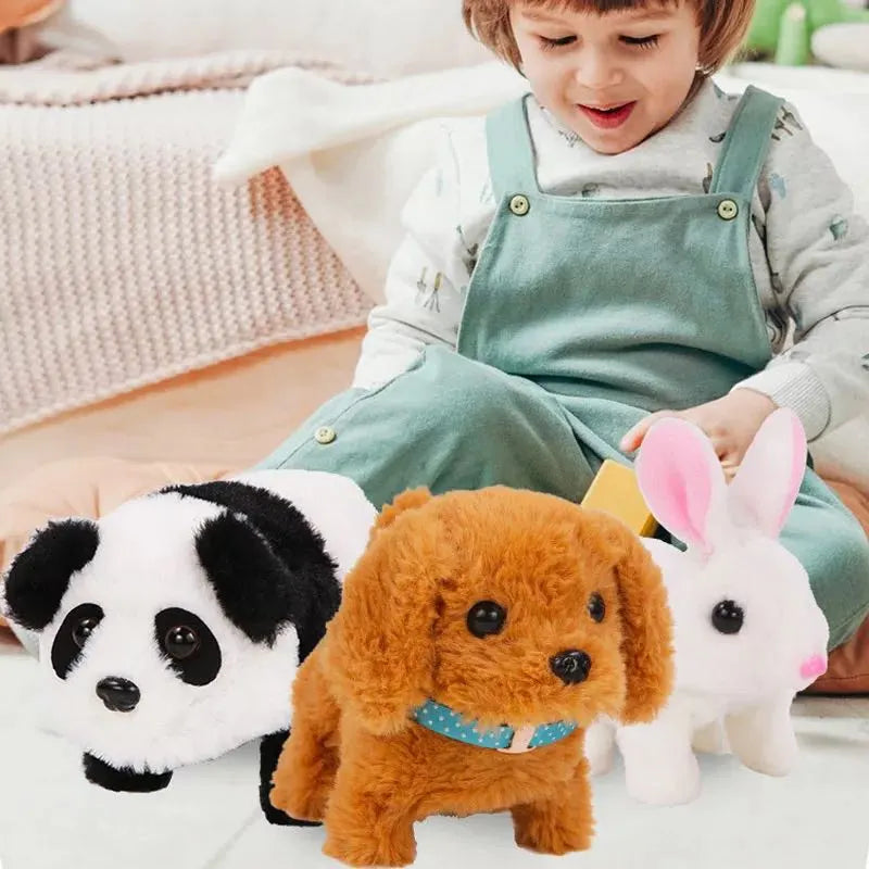 Baby Toy Dog That Walks Barks Tail Wagging Plush Interactive Electronic Pets Puppy Montessori Toys for Girls Boys Christmas Gift - MY RITA