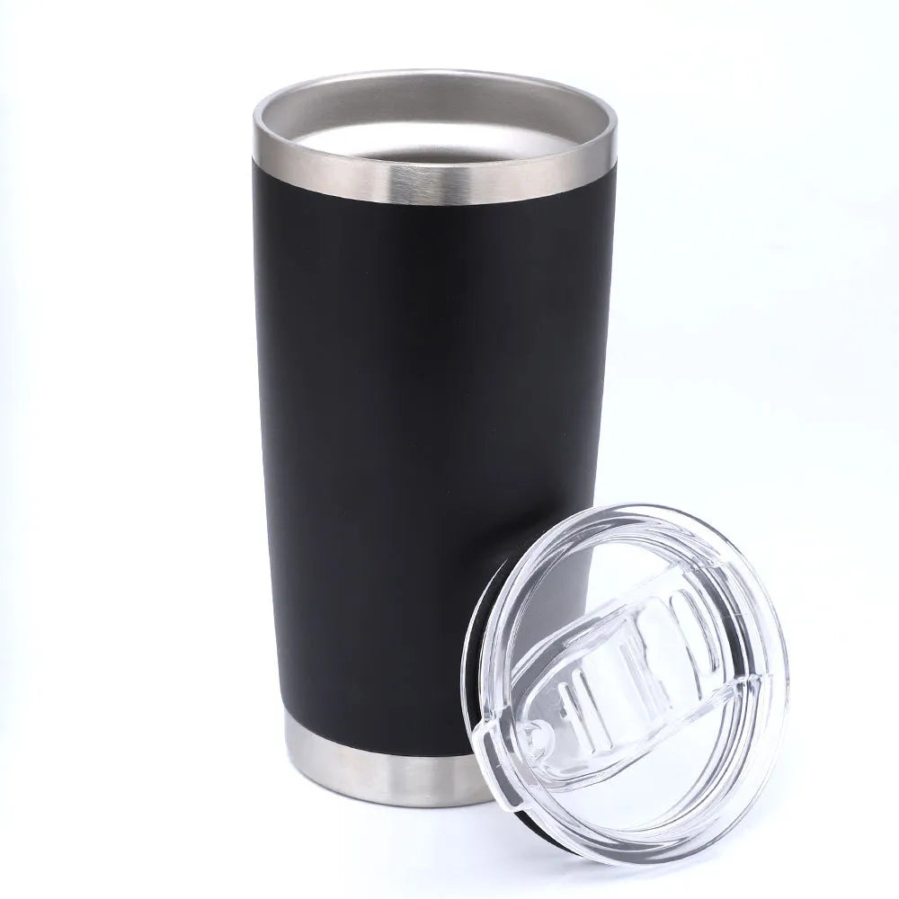 12pcs USA Warehouse 20oz Tumbler with Lid And Metal Straw Cup Bulk Vacuum Insulated Double Wall Coffee Powder Coated Mug - MY RITA