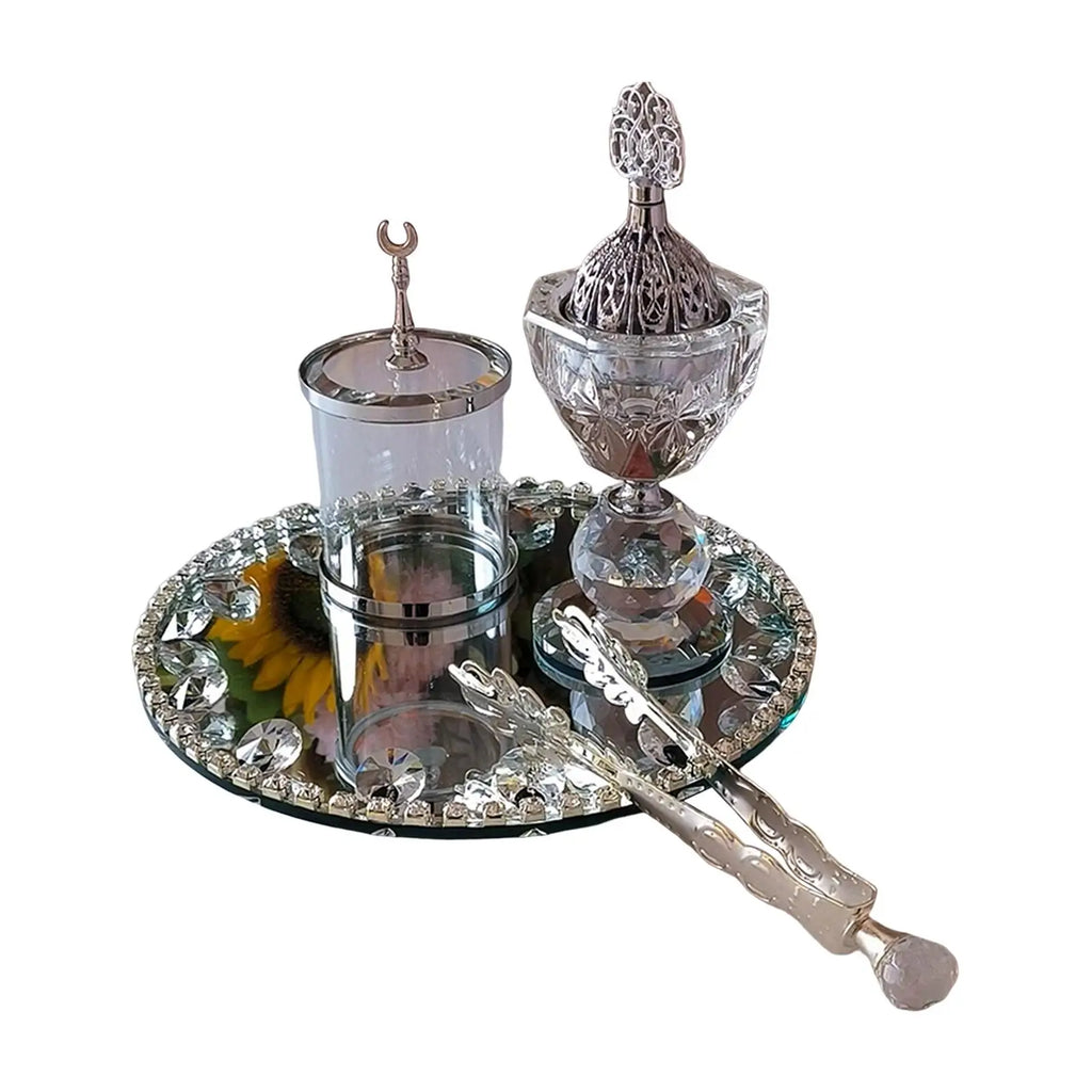 Arabian Burner Set Tabletop Ornament Housewarming Gift for Home Spa - MY RITA