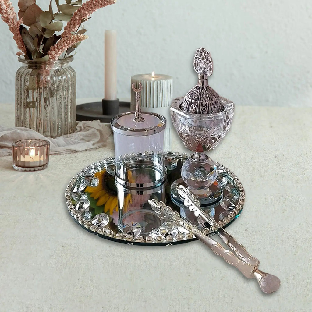 Arabian Burner Set Tabletop Ornament Housewarming Gift for Home Spa - MY RITA