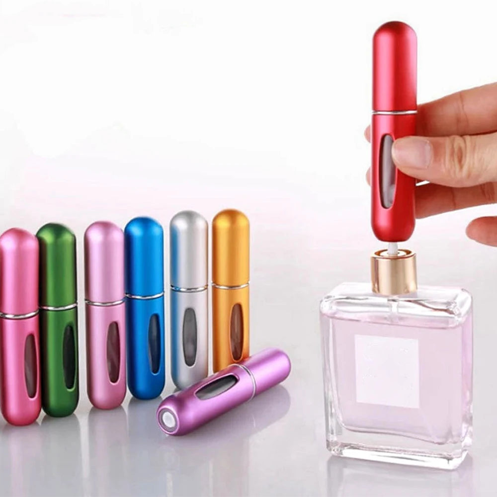 5ml Perfume Refill Bottle Portable Mini Spray Jar Scent Pump Air Freshener Containers Atomizer for Travel Tool Car Accessories - MY RITA